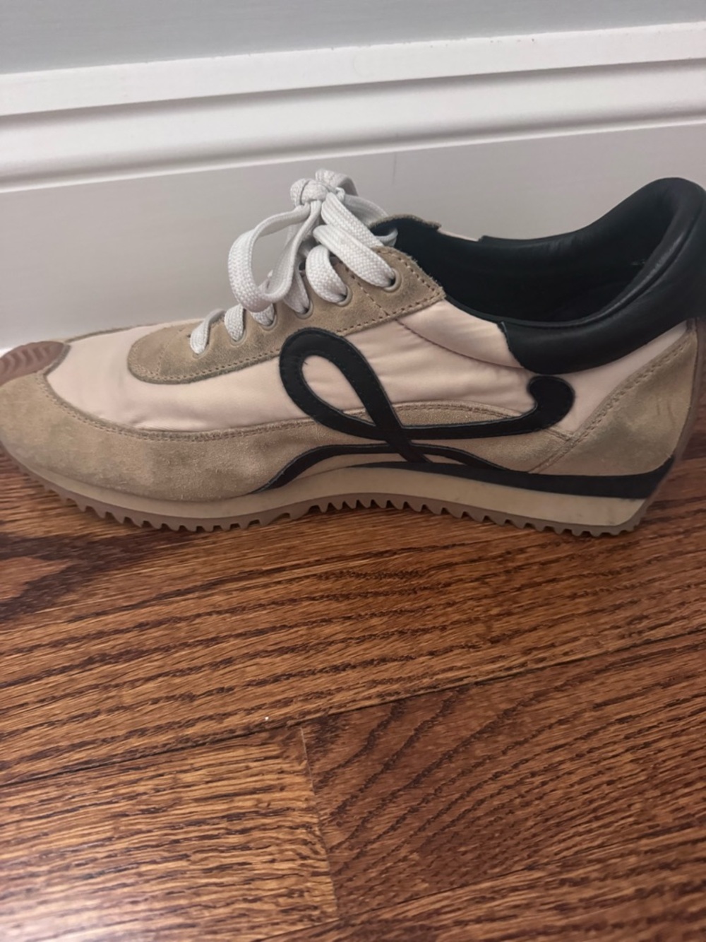 Loewe Beige, Tan & Black Runner Sneakers - Picture 5 of 7